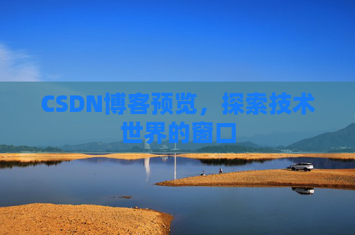 CSDN博客预览，探索技术世界的窗口